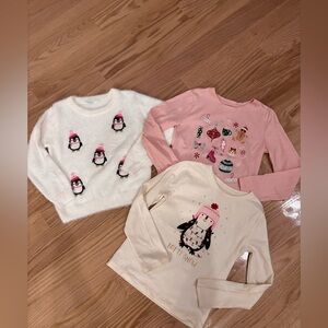 Girls winter tops bundle